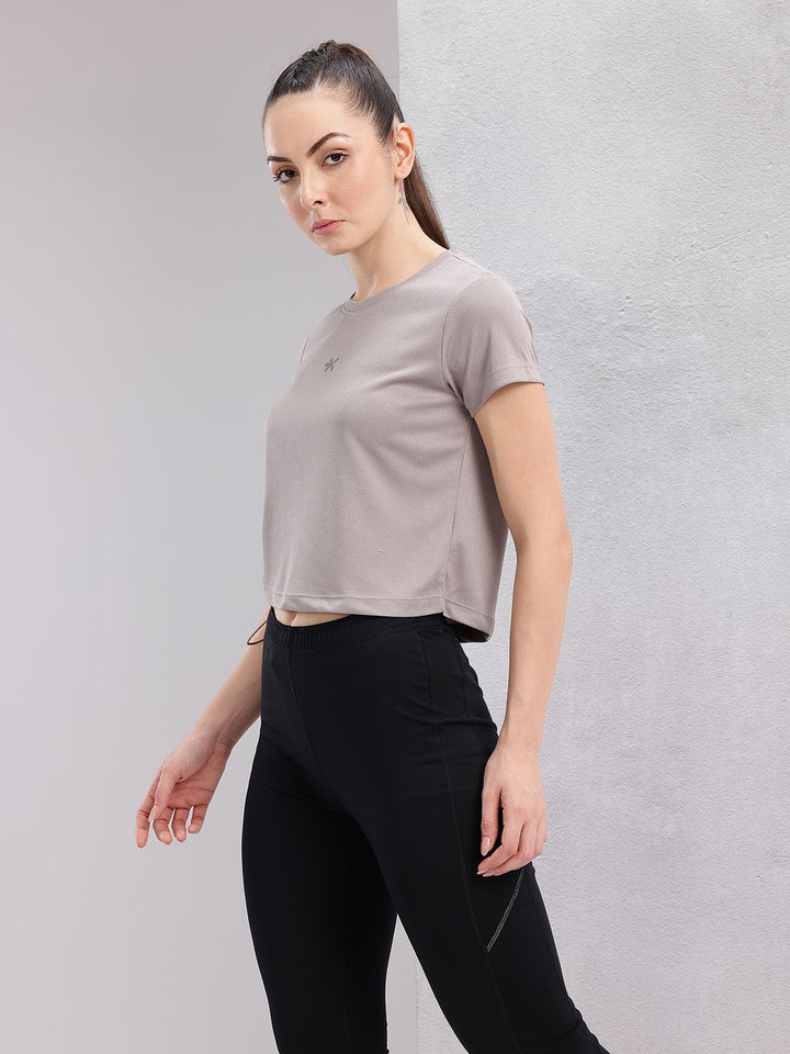 HRX by Hrithik Roshan Ruched Toggle Hem Running T-shirt