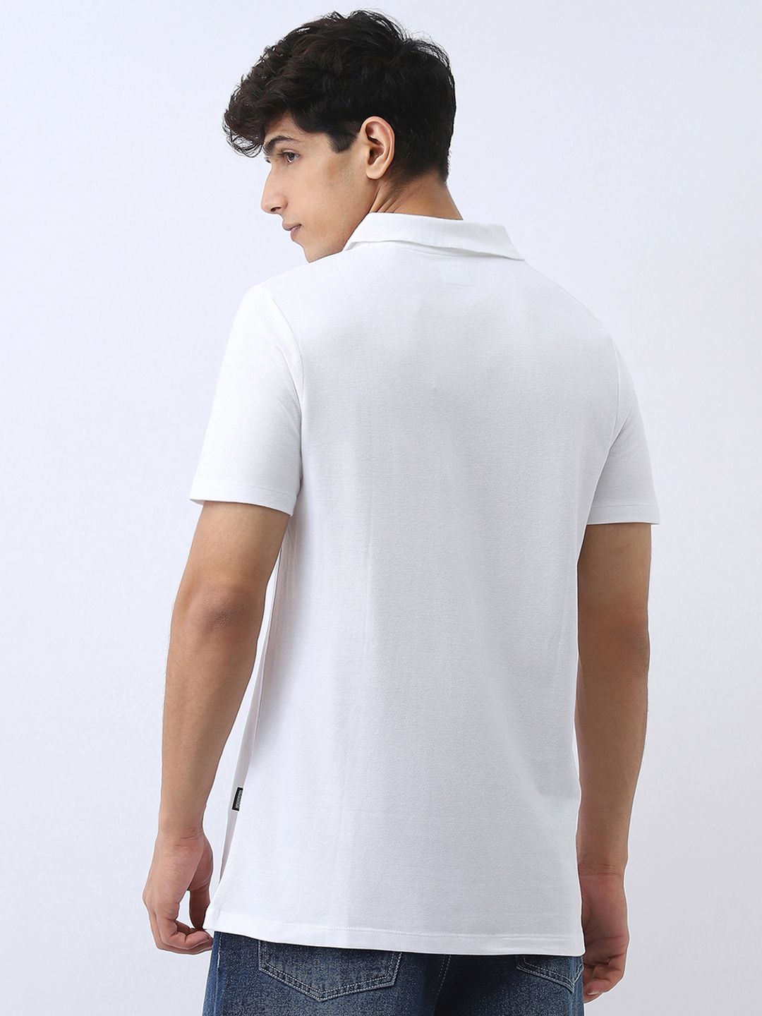 Urbano Fashion Men Solid Regular Fit Half Sleeve Cotton Polo T-Shirt