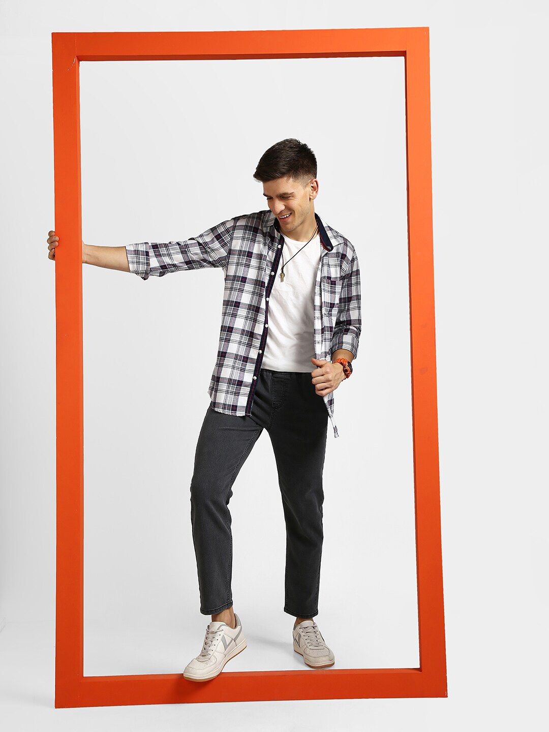 Urbano Fashion Men Regular Fit Washed Stretchable Jeans