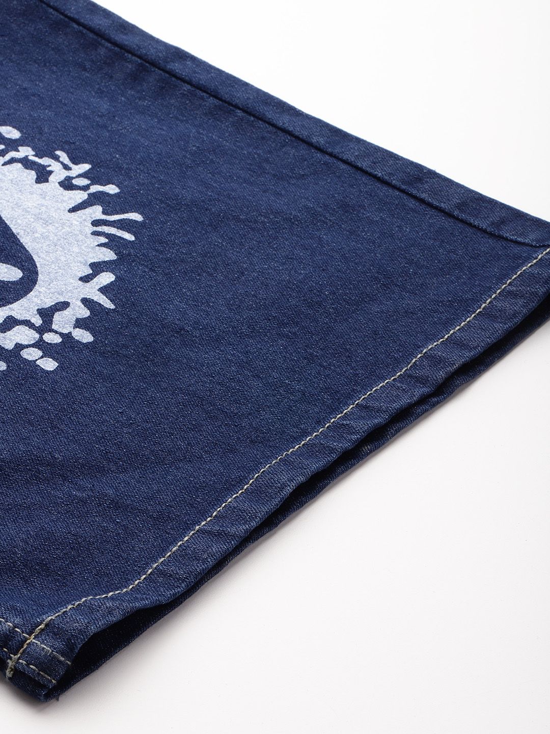 DressBerry Women Wide Leg Printed Stretchable Jeans