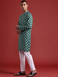 Anouk Pure Cotton Geometric Print Straight Kurta