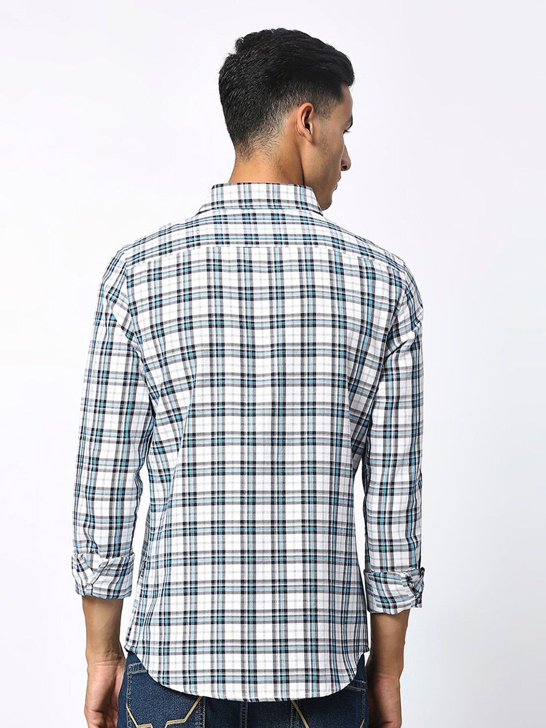 Being Human Slim Fit Pure Cotton Casual Shirt