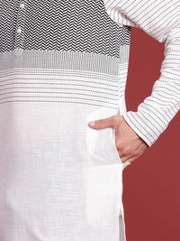 Anouk Pure Cotton Geometric Printed Straight Kurta