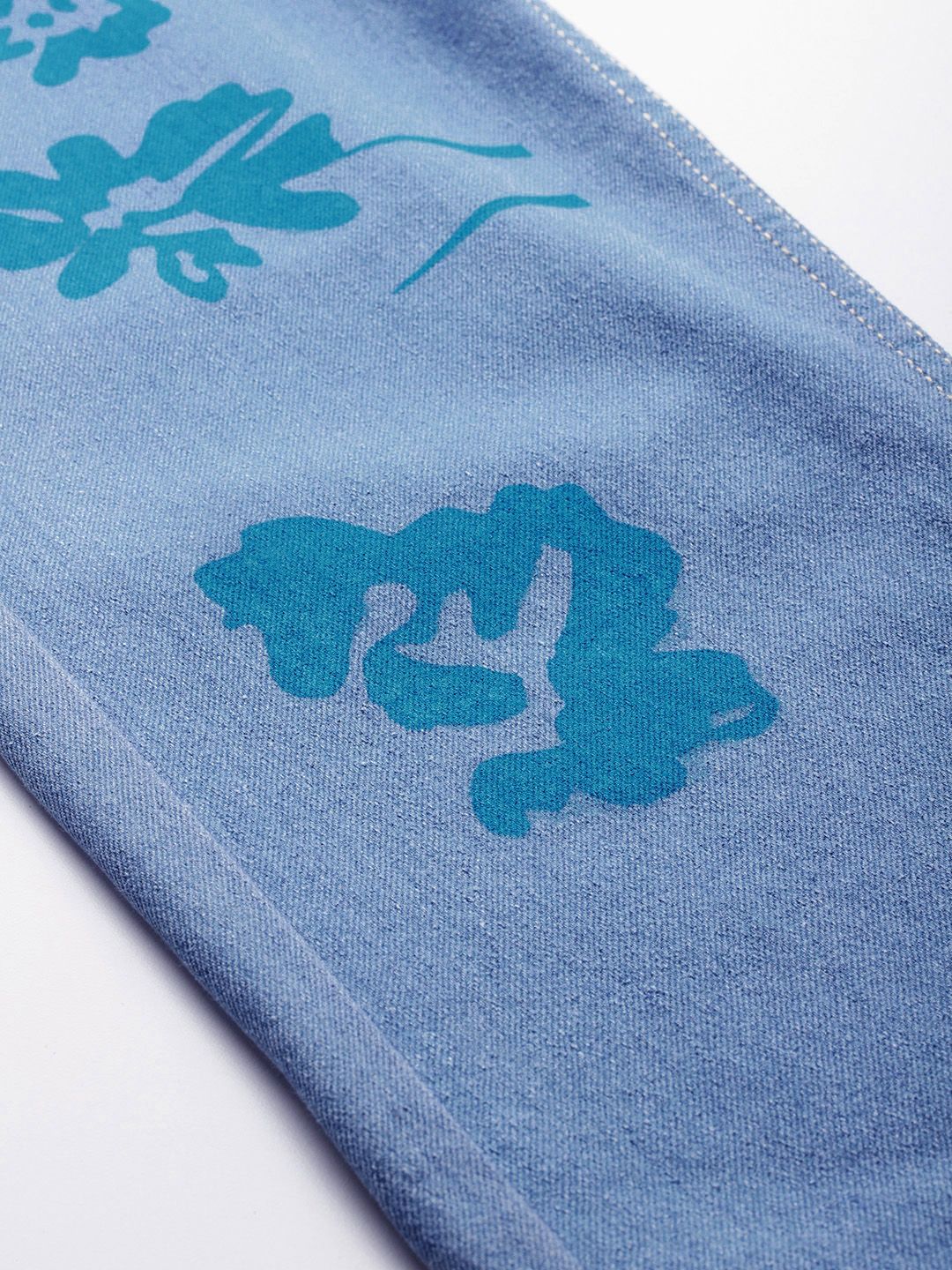 DressBerry Women Stretchable Printed Straight Fit Jeans