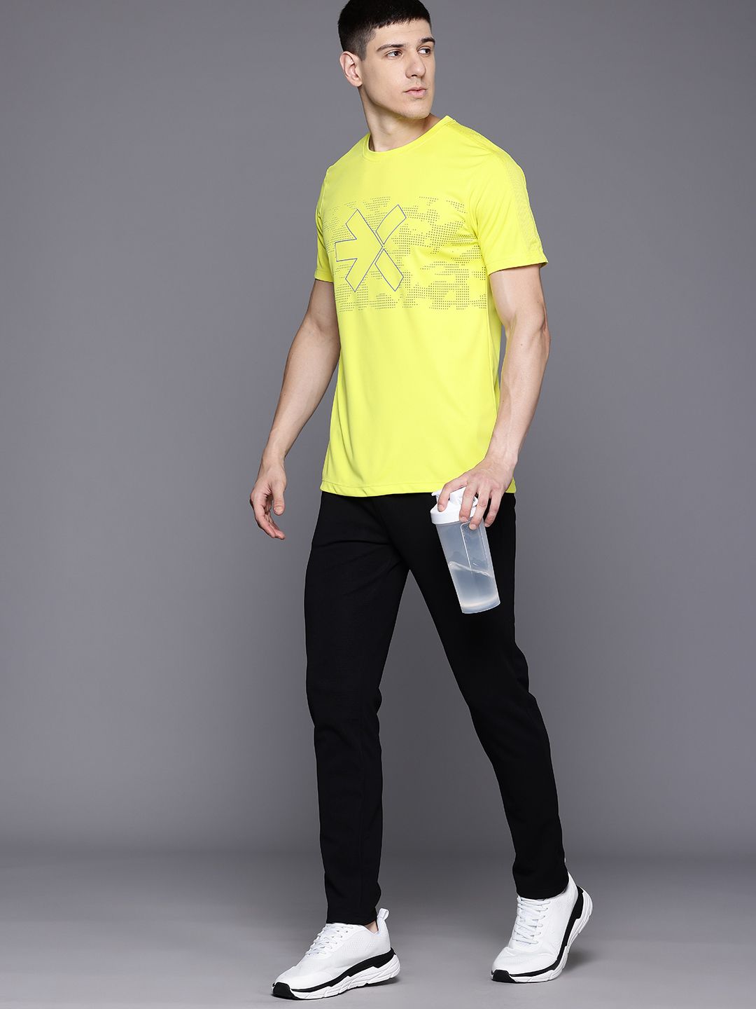 HRX by Hrithik Roshan Rapid-Dry Printed Training T-shirt