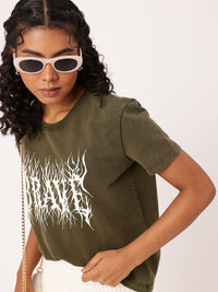 DressBerry City Daring Printed Casual T-shirt