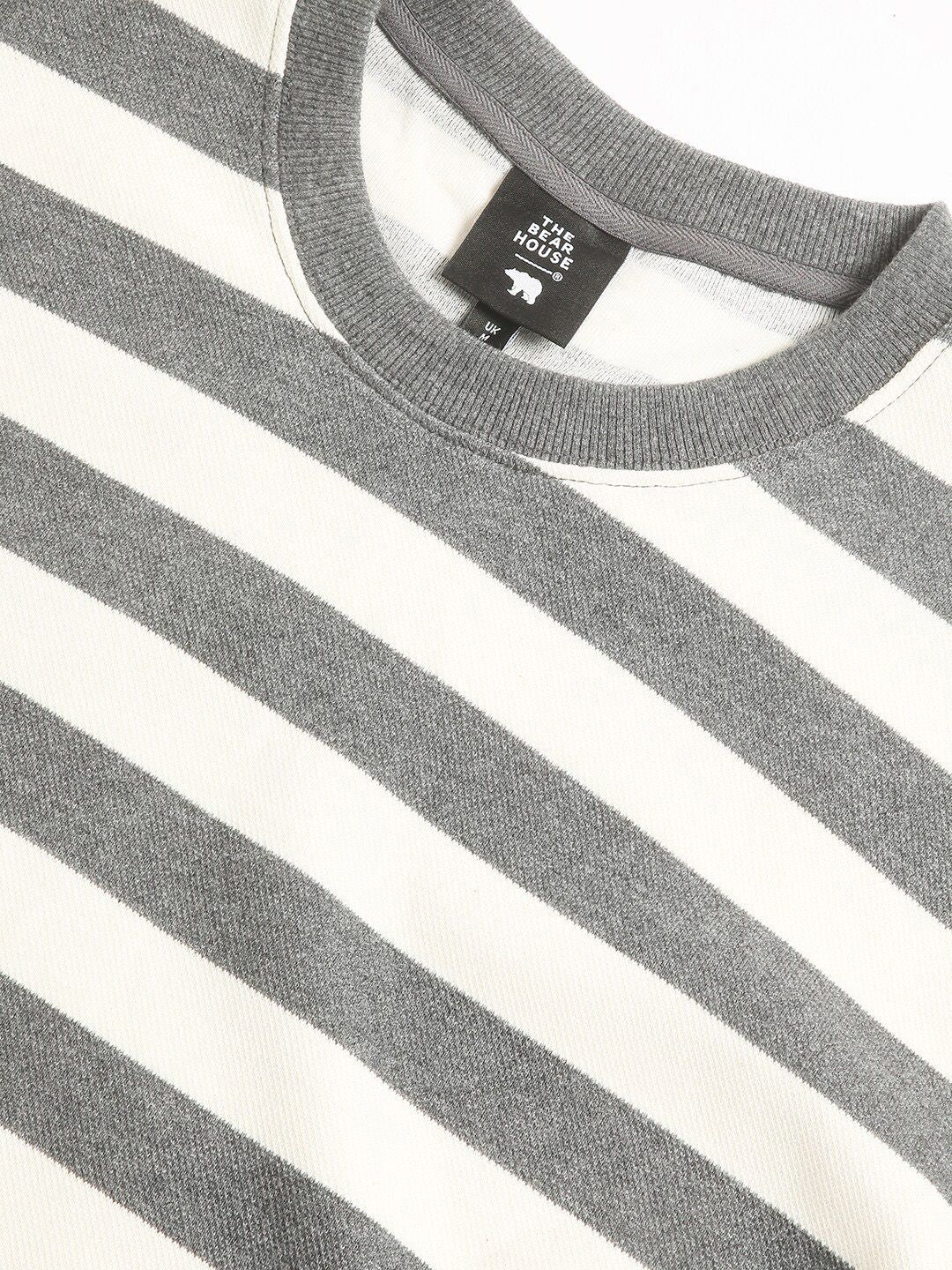 THE BEAR HOUSE Striped Cotton Sweatshirt