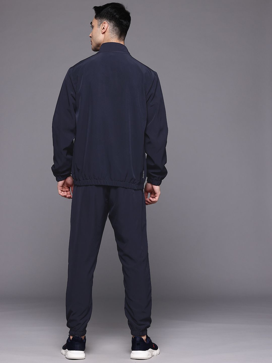 HRX by Hrithik Roshan Striped Printed Running Tracksuit