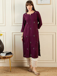 Indo Era Women Ethnic Motifs Embroidered Sequinned Kurta