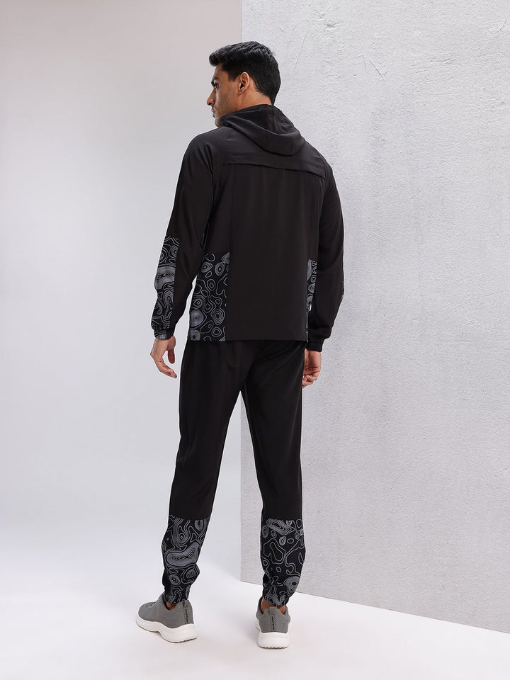 HRX by Hrithik Roshan Men Printed Rapid-Dry Running Tracksuit