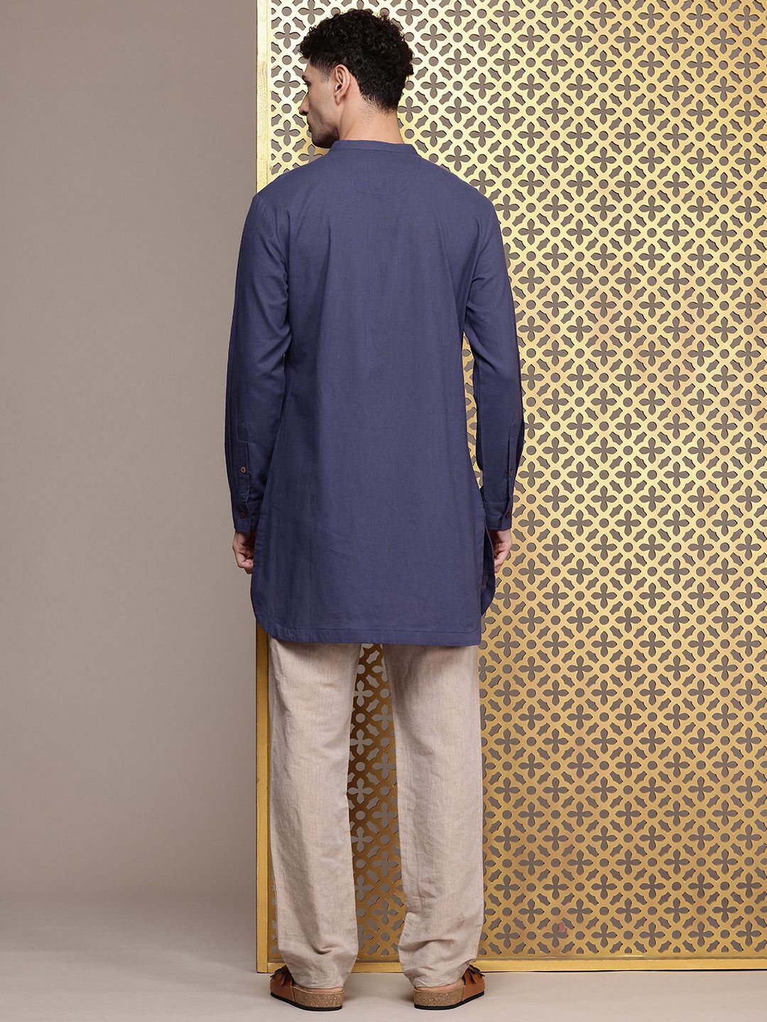 House of Pataudi Pure Cotton Rozana Kurta