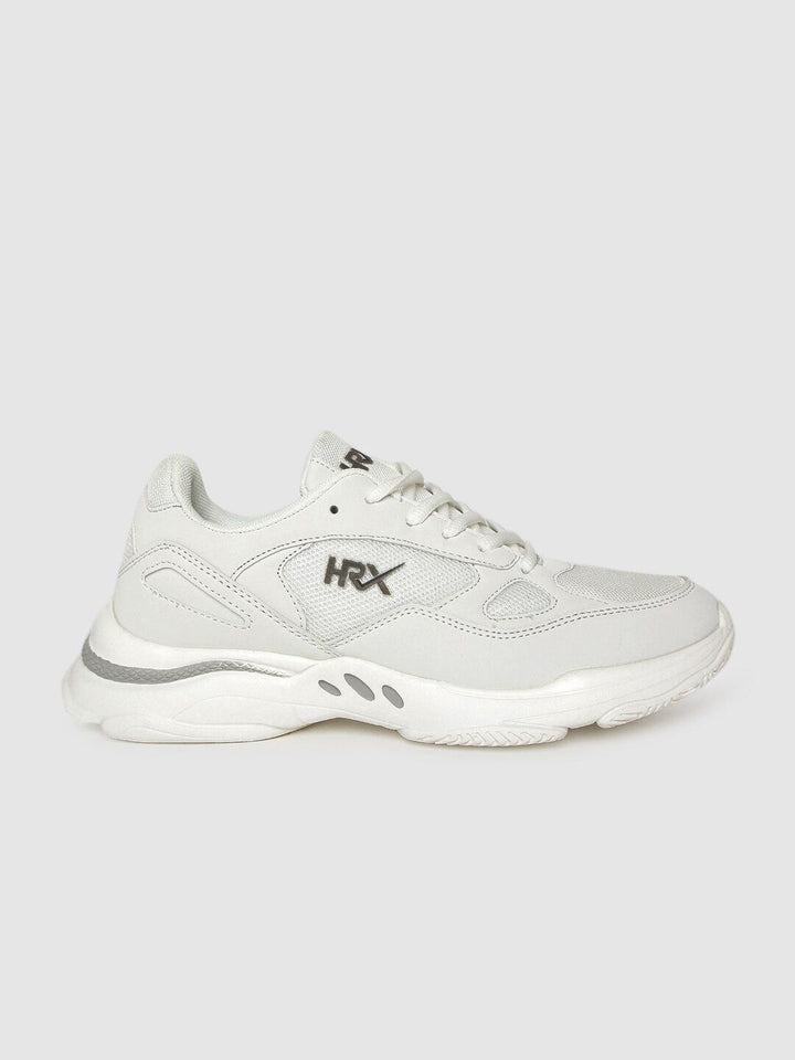 HRX by Hrithik Roshan Men White Solid Chunky Sneakers
