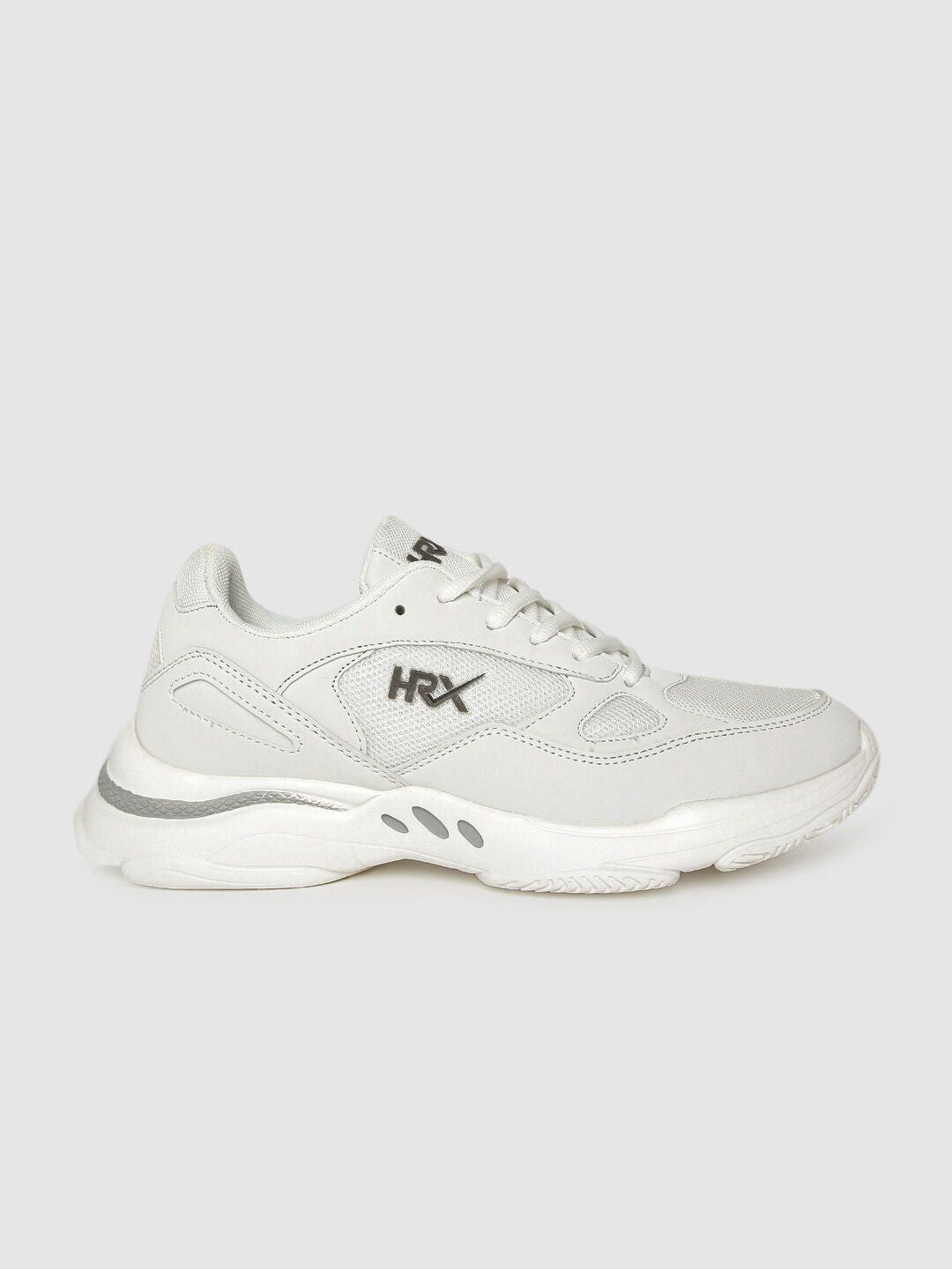 HRX by Hrithik Roshan Men White Solid Chunky Sneakers