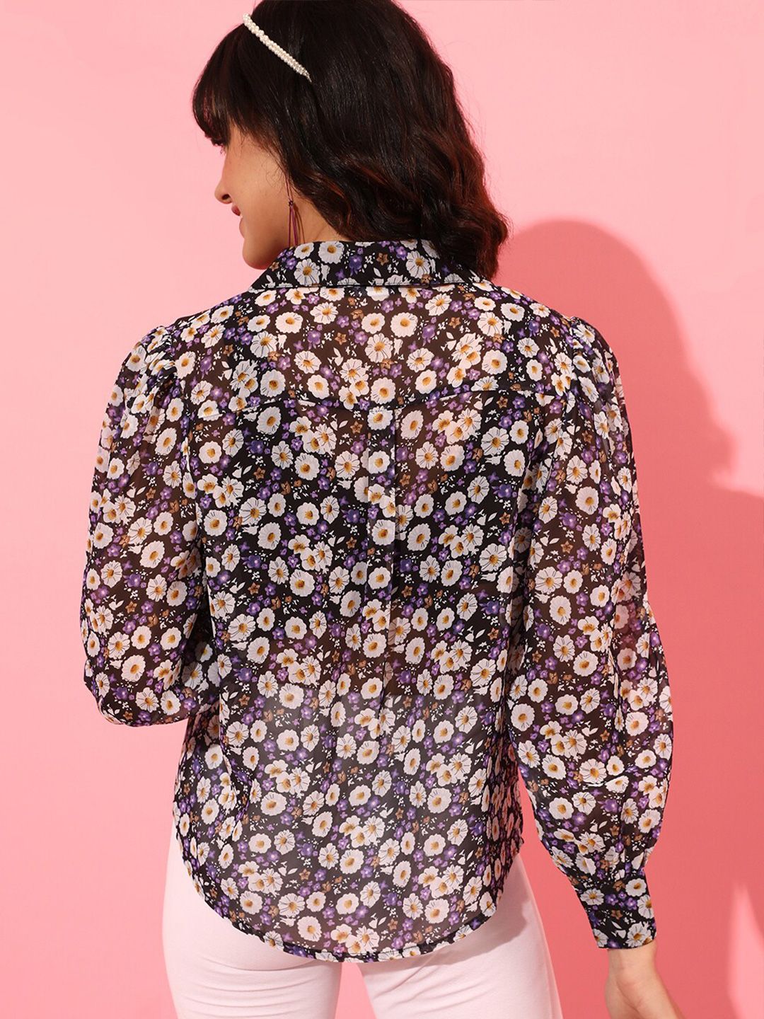STREET 9 Floral Printed Casual Shirt
