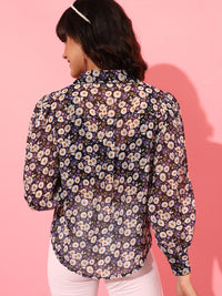 STREET 9 Floral Printed Casual Shirt