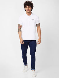 SPYKAR Polo Collar Cotton Slim Fit T-shirt