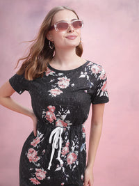 DressBerry Floral Print Bodycon Dress