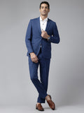 Park Avenue Checked Single-Breasted Super Slim Fit 2-Piece Formal Suit