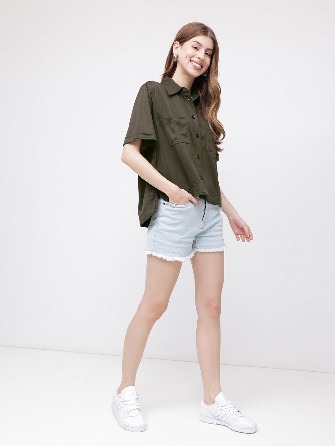 DressBerry Hemline Hero High-Low Pocket Play Shirt
