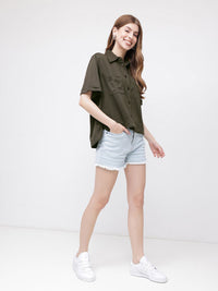 DressBerry Hemline Hero High-Low Pocket Play Shirt