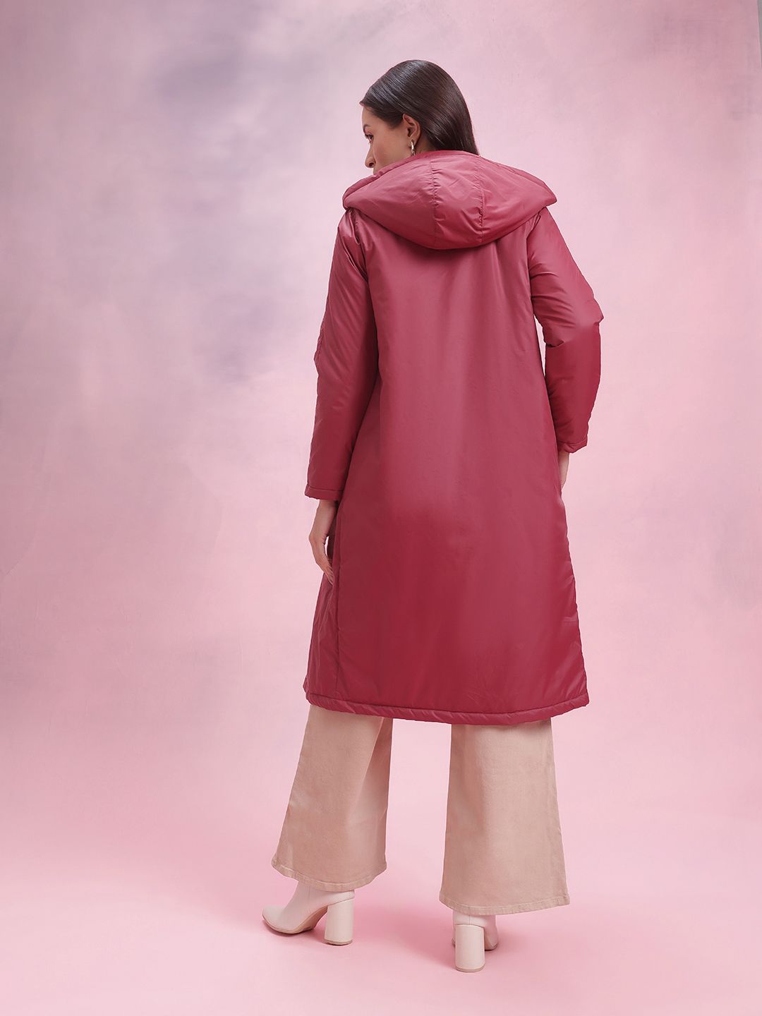DressBerry Hooded Longline Tailored Jacket