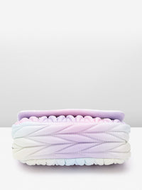 Lino Perros Women Geometric Textured Structured Sling Bag with Quilted Detail