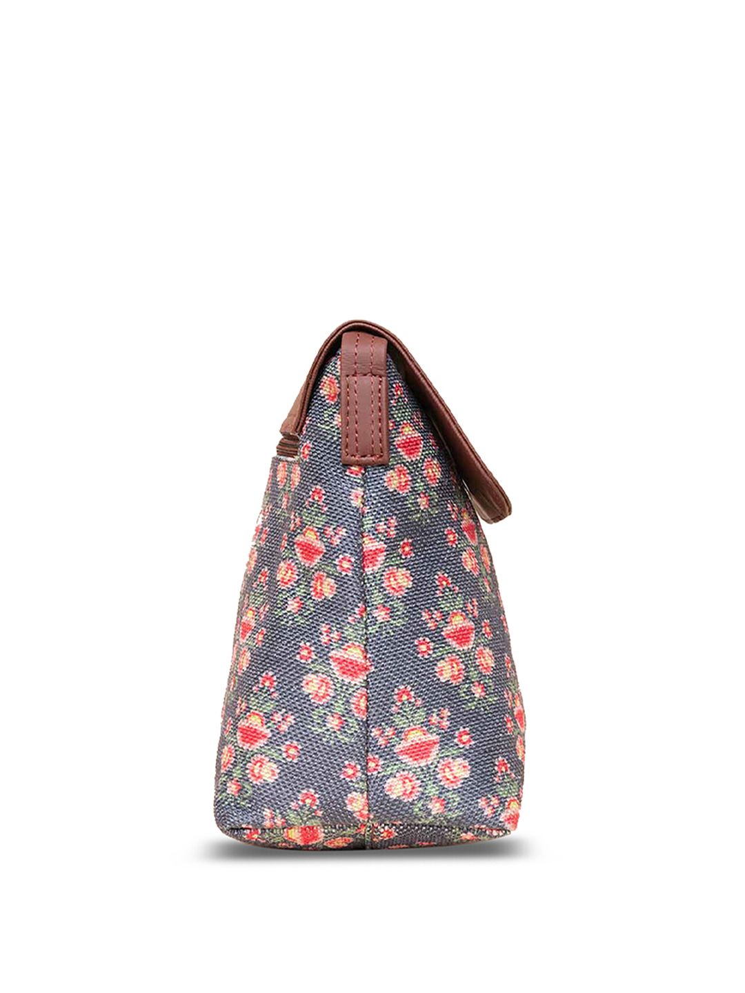 ZOUK Geometric Printed Structured Sling Bag