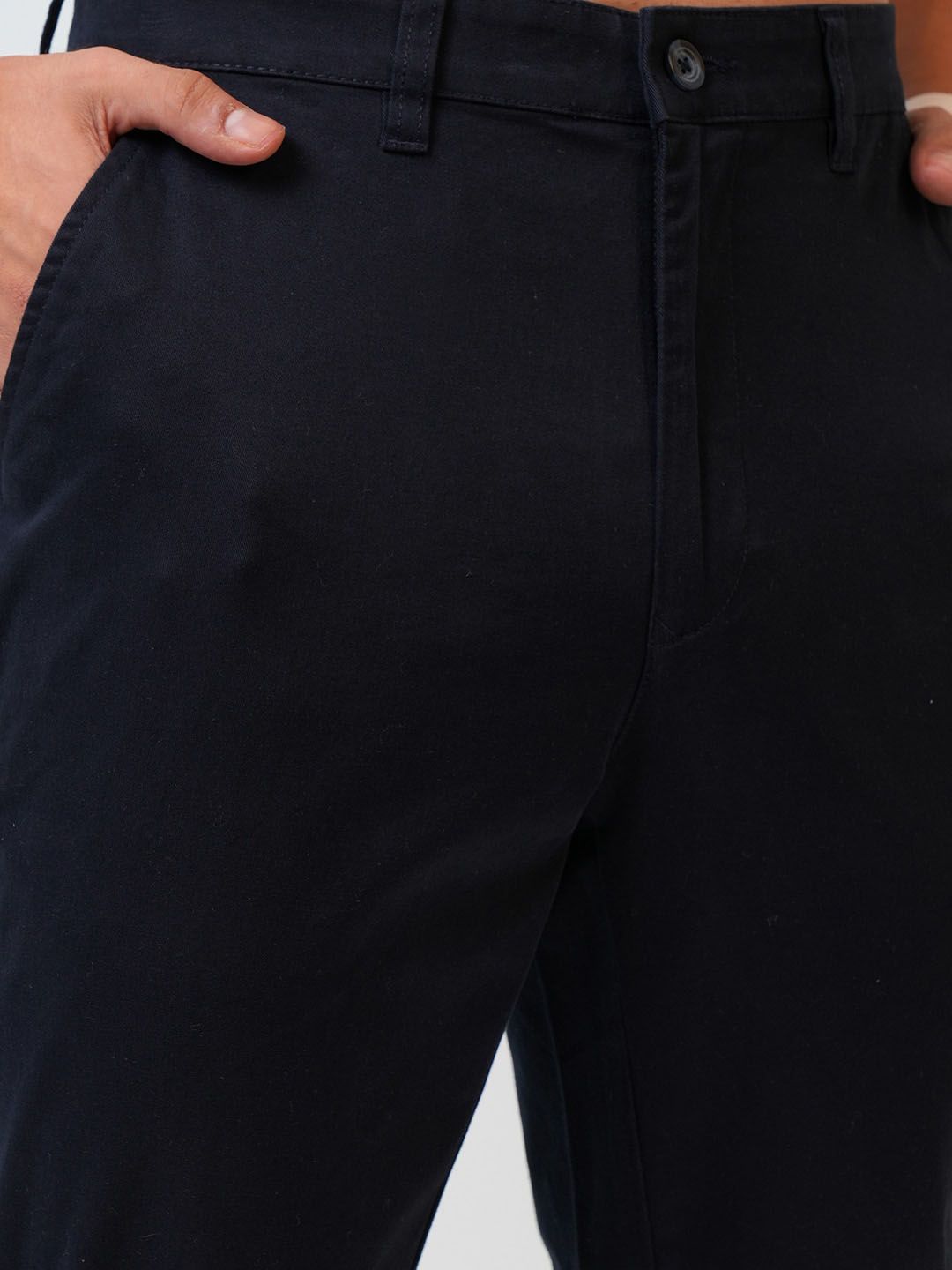 HIGHLANDER Men Soft Feel Twill Chino Trousers