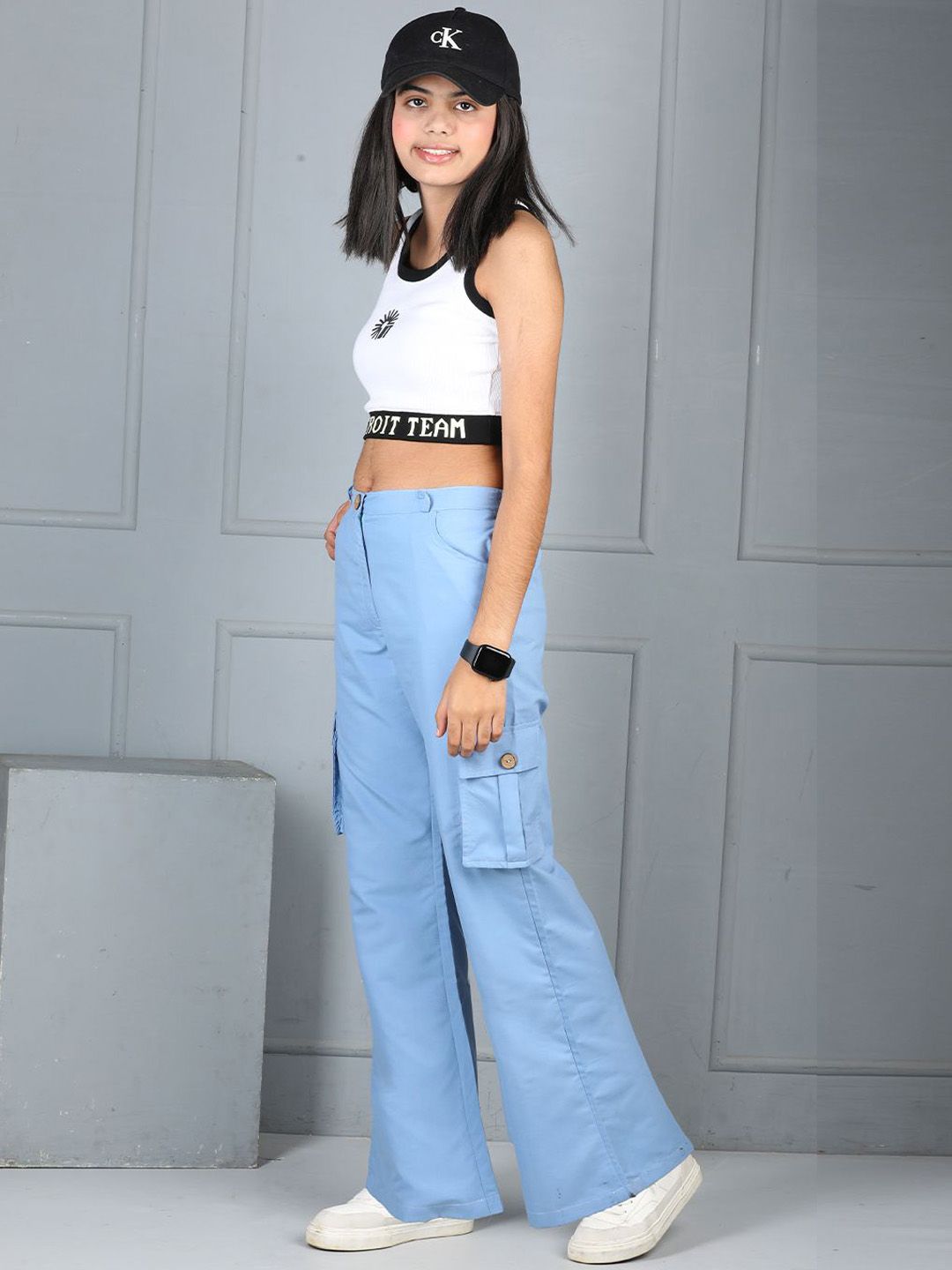 Cutiekins Girls Regular Fit Cargos Trousers