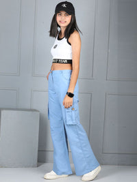 Cutiekins Girls Regular Fit Cargos Trousers