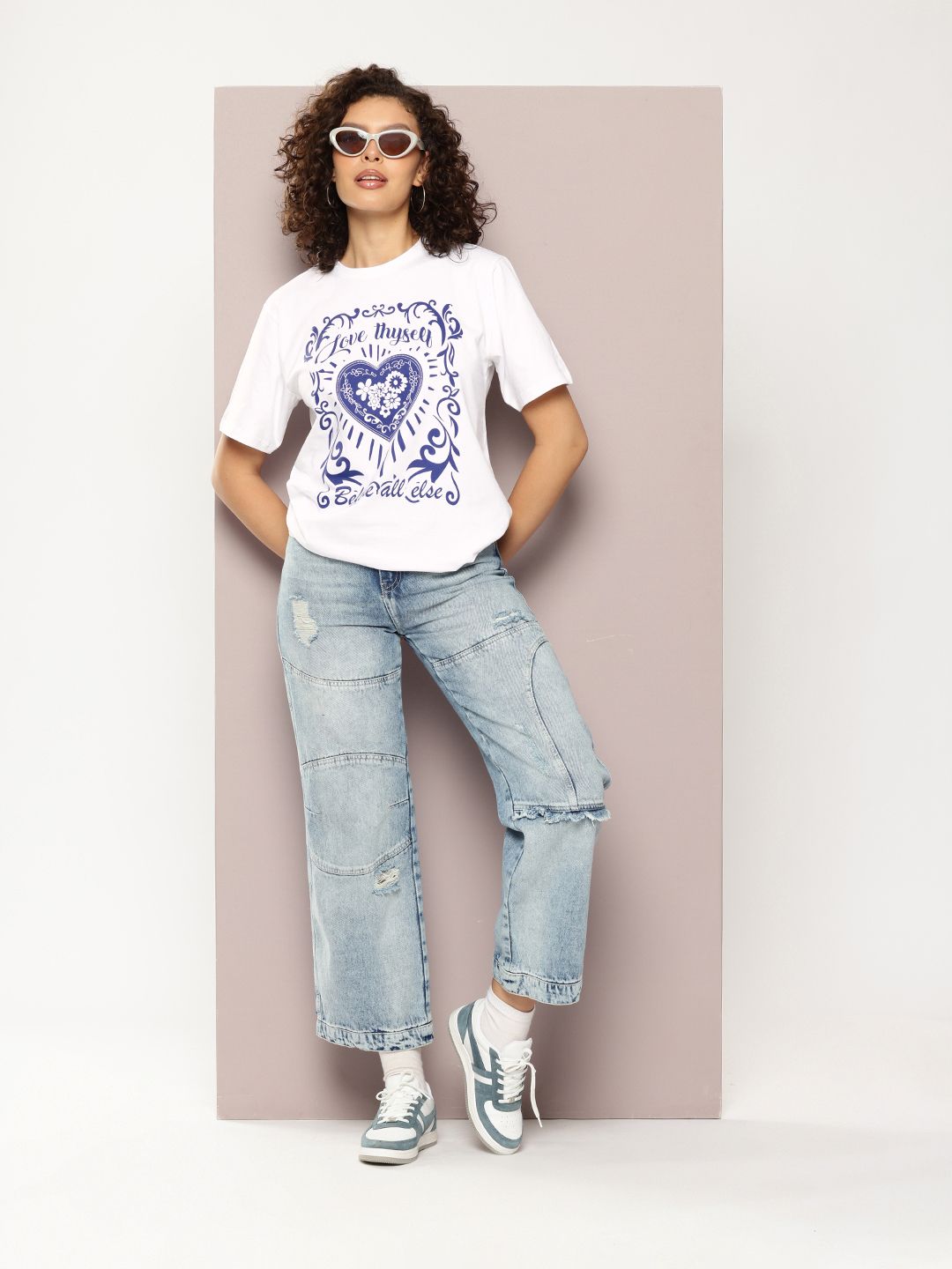 DILLINGER Typography Printed Pure Cotton Relaxed Fit T-shirt