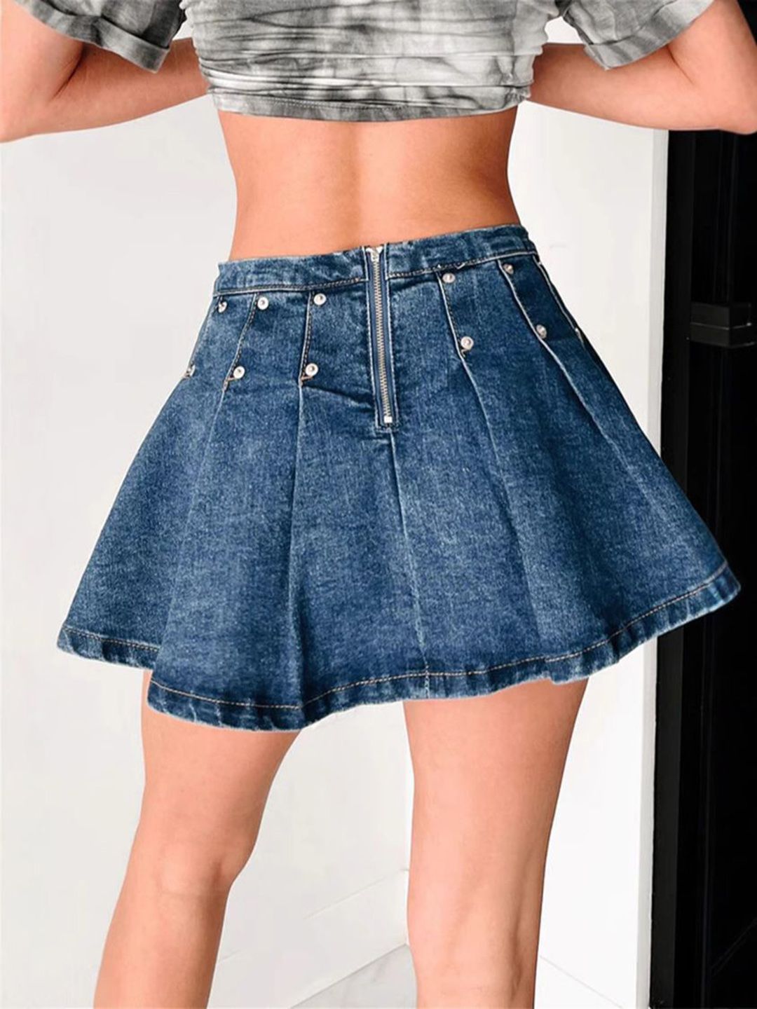 DressBerry Women Flared Mini Skirt