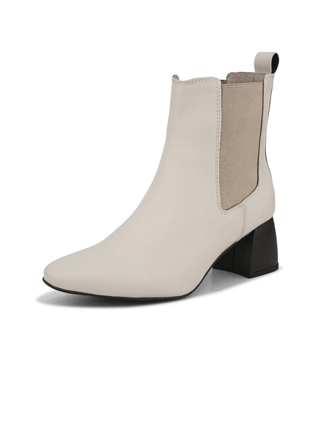 DressBerry Women Block-Heeled Chelsea Boots