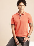 Being Human Polo Collar Pure Cotton T-shirt