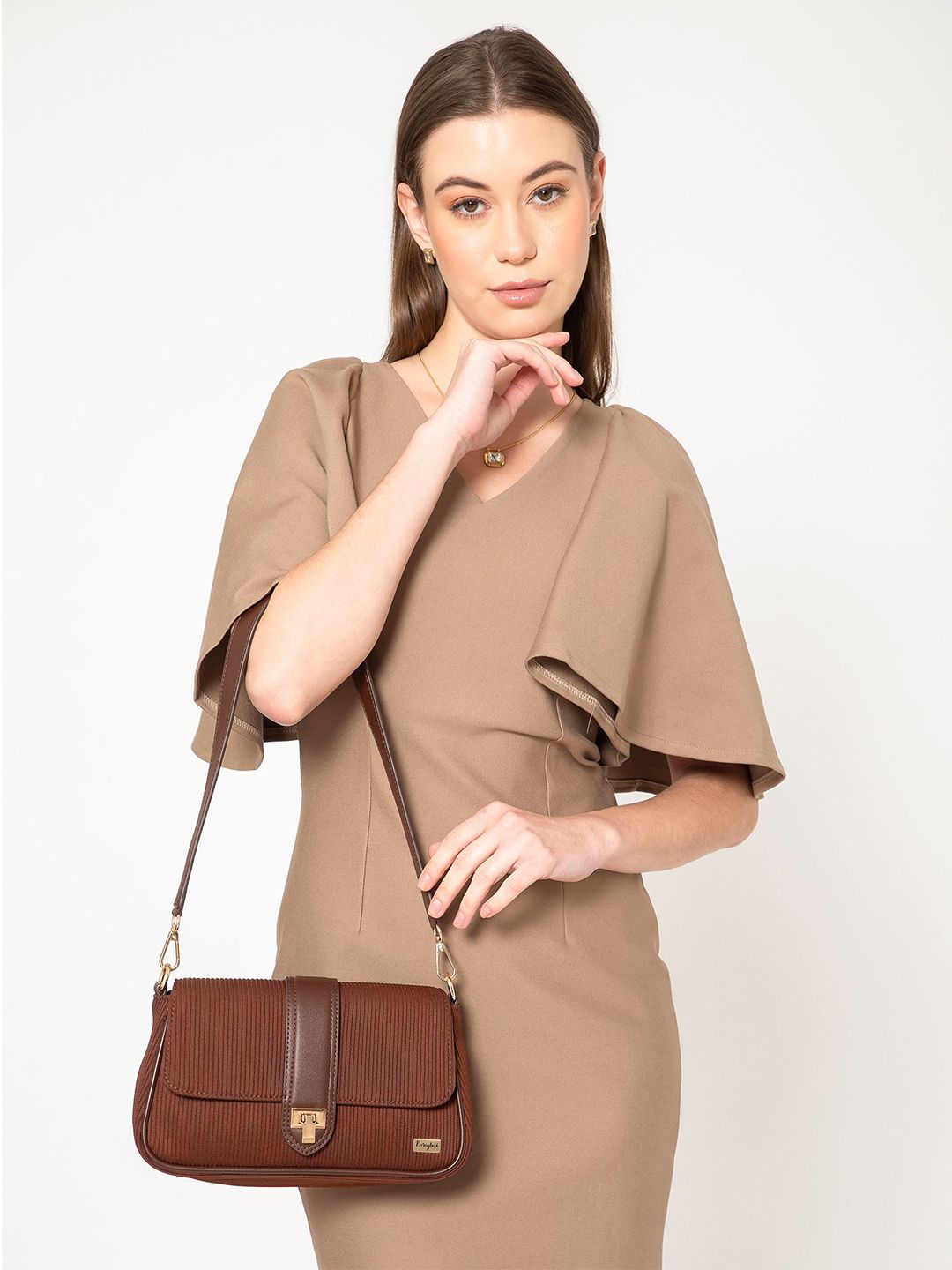 Berrylush Structured Shoulder Bag