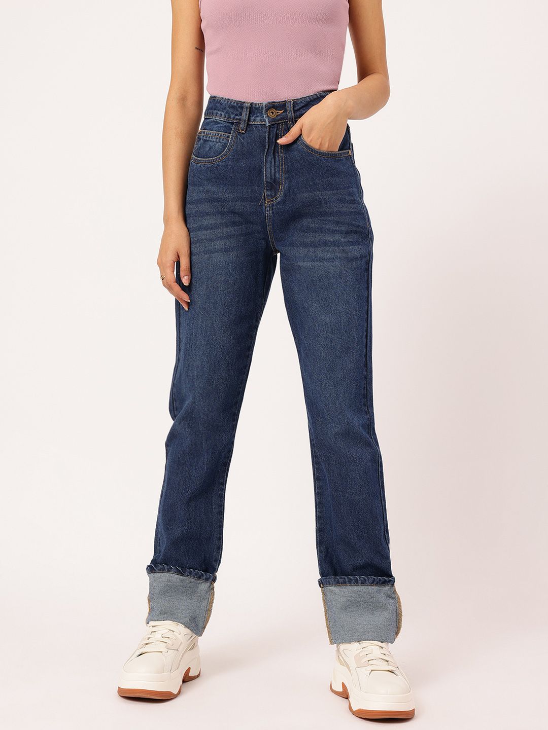 DressBerry Women Straight Fit Jeans