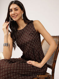 Anouk Ethnic Motifs Printed Kurta With Trousers