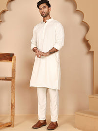 Jompers Men Solid Kurta with Pyjama