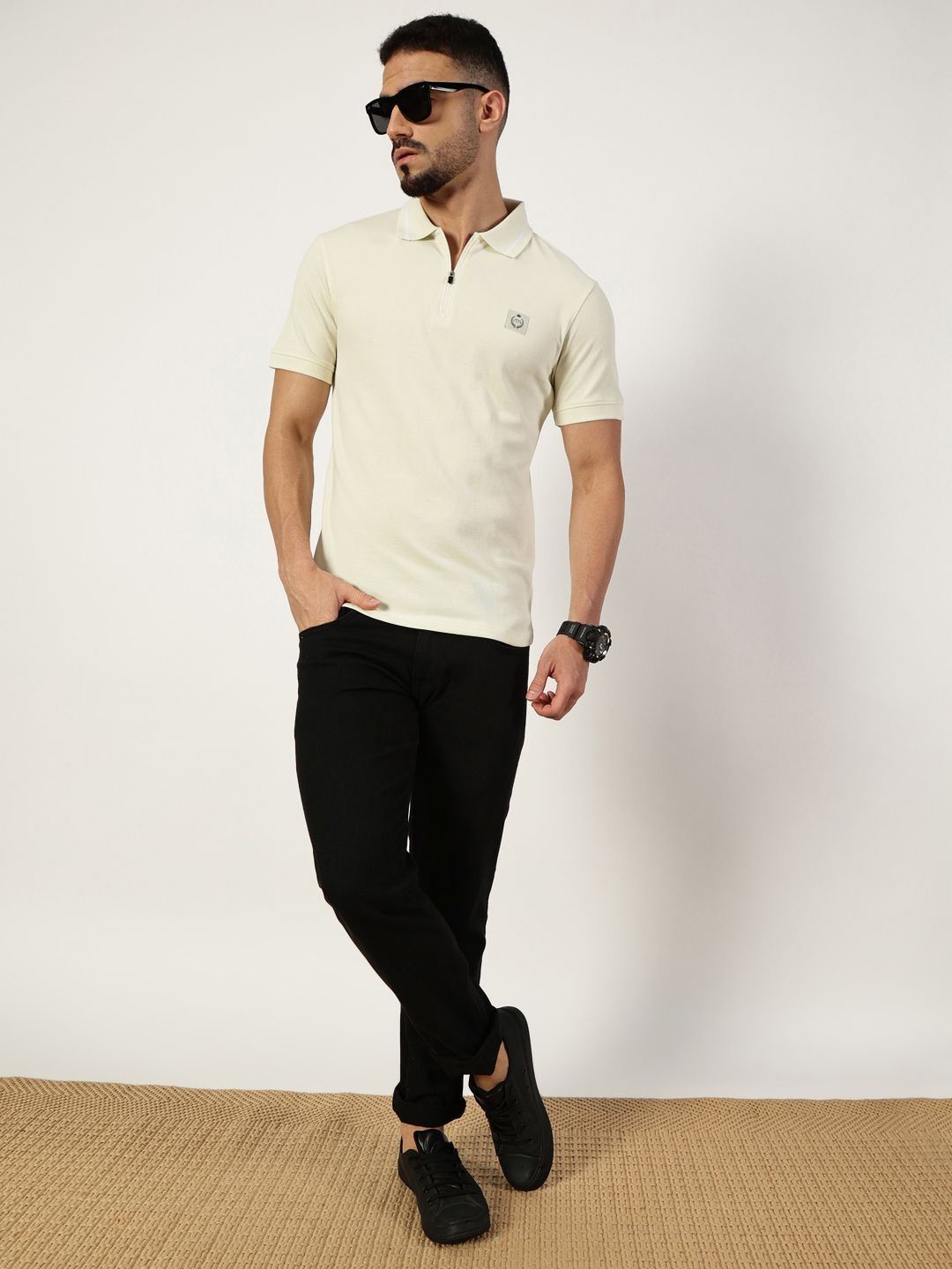 Thomas Scott Men Polo Collar T-shirt