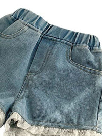 YK Girls Denim Shorts Technology