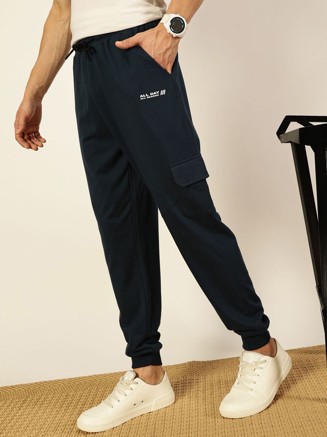Thomas Scott Men Mid-Rise Anti Odour Joggers