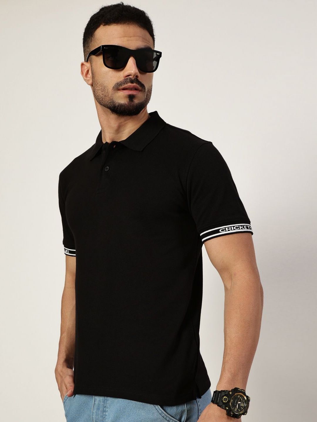 Thomas Scott Men Polo Collar T-shirt