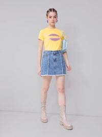 DressBerry Classic Minimalist Printed T-shirt