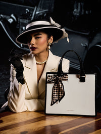 Lino Perros Swagger Tote Bag with Bow Detail