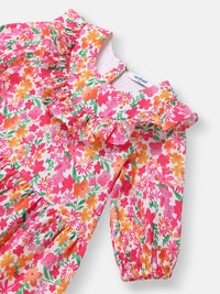 Nauti Nati Floral Printed Frock for Girls