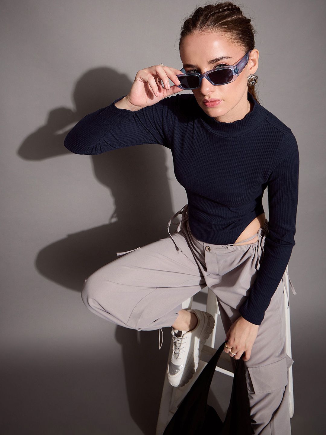 SASSAFRAS BASICS Baju Badan Berleher Tinggi