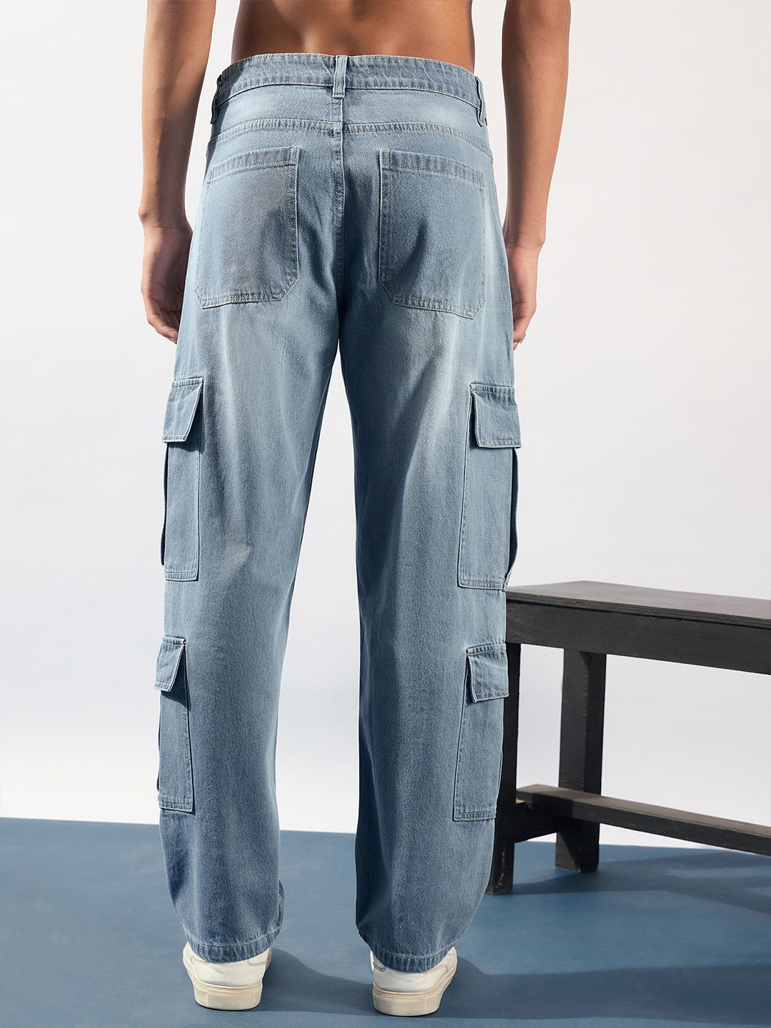 DENNISON Men Relaxed Fit Cargo Jeans