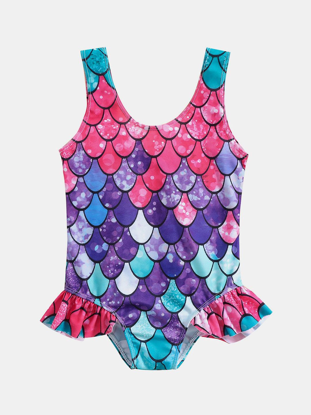 YK Infant Girls Printed Sleeveless Bodysuit