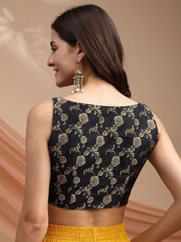 Tikhi Imli Woven Design Brocade Saree Blouse