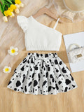 YK Girls Top with Skirt